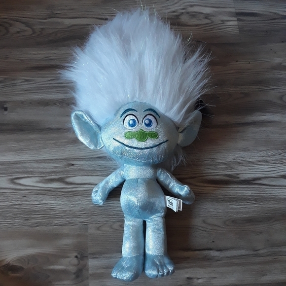 Trolls World Tour blue sparkle plush - Picture 1 of 3